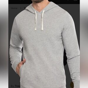 Travis Mathew Men's Gray Hoodie. XL